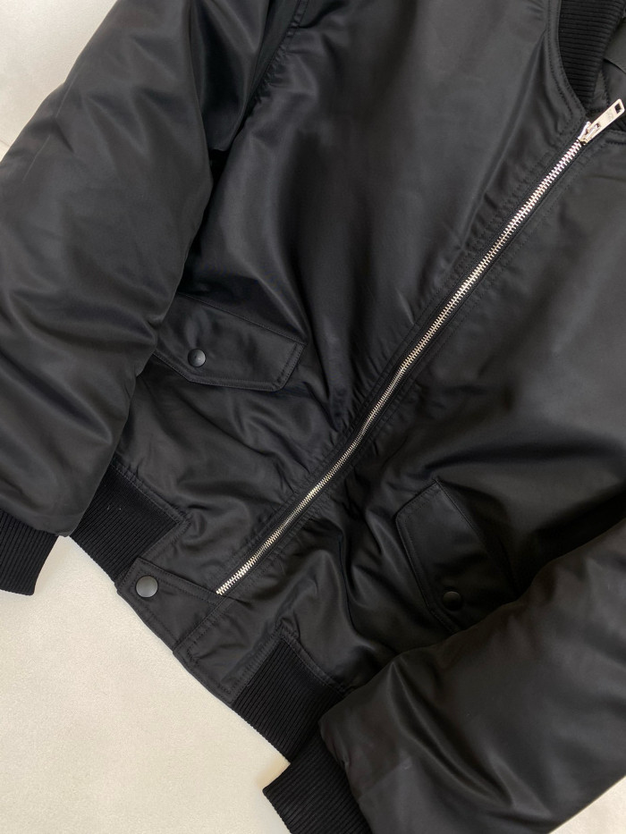 NIGO Prada Men's Fall And Winter Recycled Nylon Fabric Zipper Long Sleeve Jacket #nigo75271