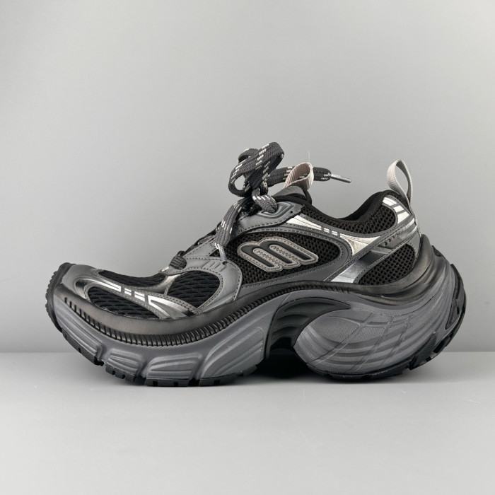 NIGO Balenciaga 6XL Men's and Women's Colorblocked Mesh Round Toe Drawstring Low Top Chunky Sneakers Shoes #nigo75284