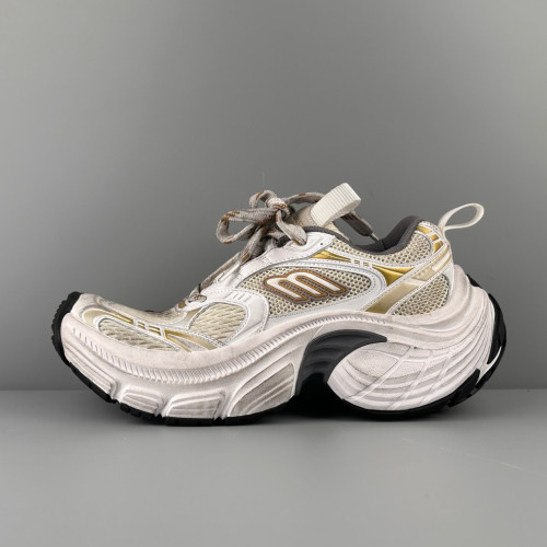NIGO Balenciaga 6XL Men's and Women's Colorblocked Mesh Round Toe Drawstring Low Top Chunky Sneakers Shoes #nigo75284