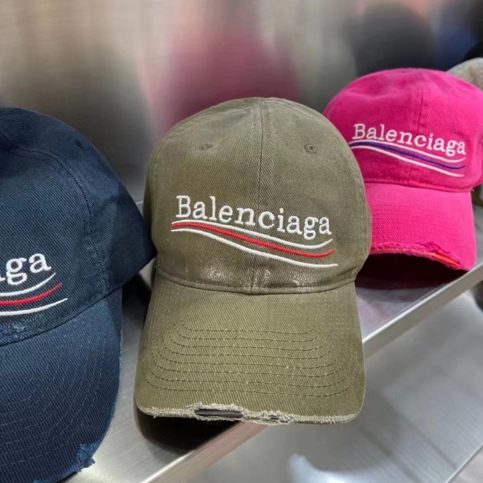 NIGO Balenciaga Men's and Women's Solid Color Embroidered Logo Design Cotton Duck Cap Hat #nigo75313