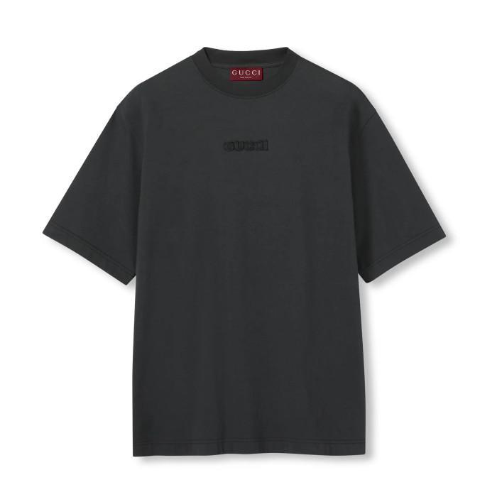 NIGO Gucci Men's Summer Solid Color Embroidered Letter Printed Cotton Round Neck Short Sleeve T-Shirt #nigo75317