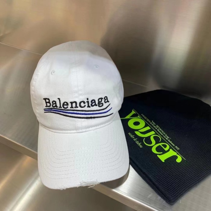 NIGO Balenciaga Men's and Women's Solid Color Embroidered Logo Design Cotton Duck Cap Hat #nigo75313