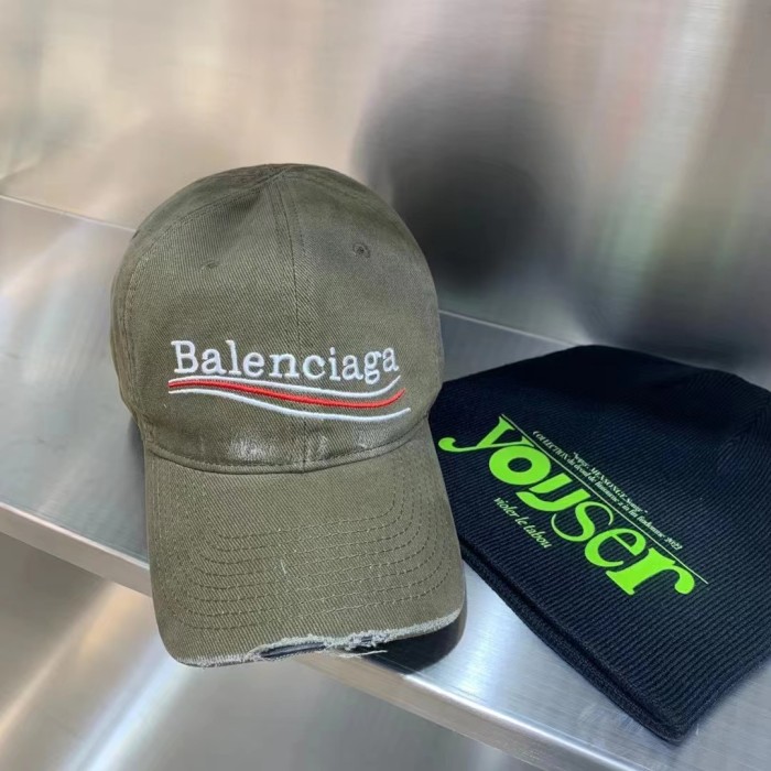 NIGO Balenciaga Men's and Women's Solid Color Embroidered Logo Design Cotton Duck Cap Hat #nigo75313