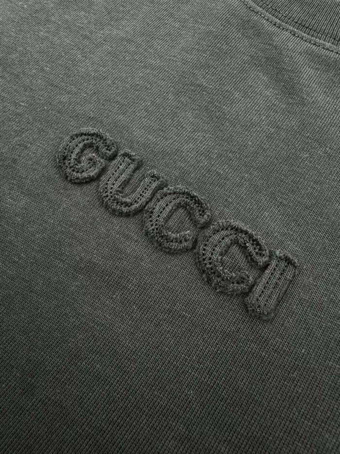 NIGO Gucci Men's Summer Solid Color Embroidered Letter Printed Cotton Round Neck Short Sleeve T-Shirt #nigo75317