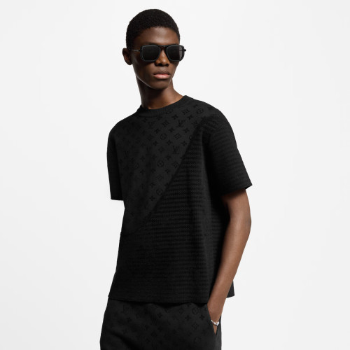 NIGO Louis Vuitton Men's Summer Solid Color Letter Printed Cotton Round Neck Short Sleeve T-Shirt Casual Shorts Set Suit #nigo75316
