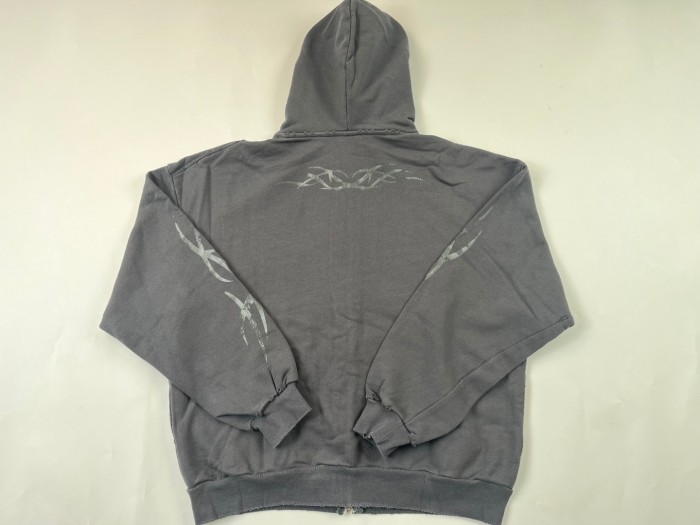 NIGO Balenciaga Men's Women's Spring And Autumn Letter Printed Solid Color Zipper Loose Solid Color Hooded Sweatshirt Jacket Ngvp #nigo9958