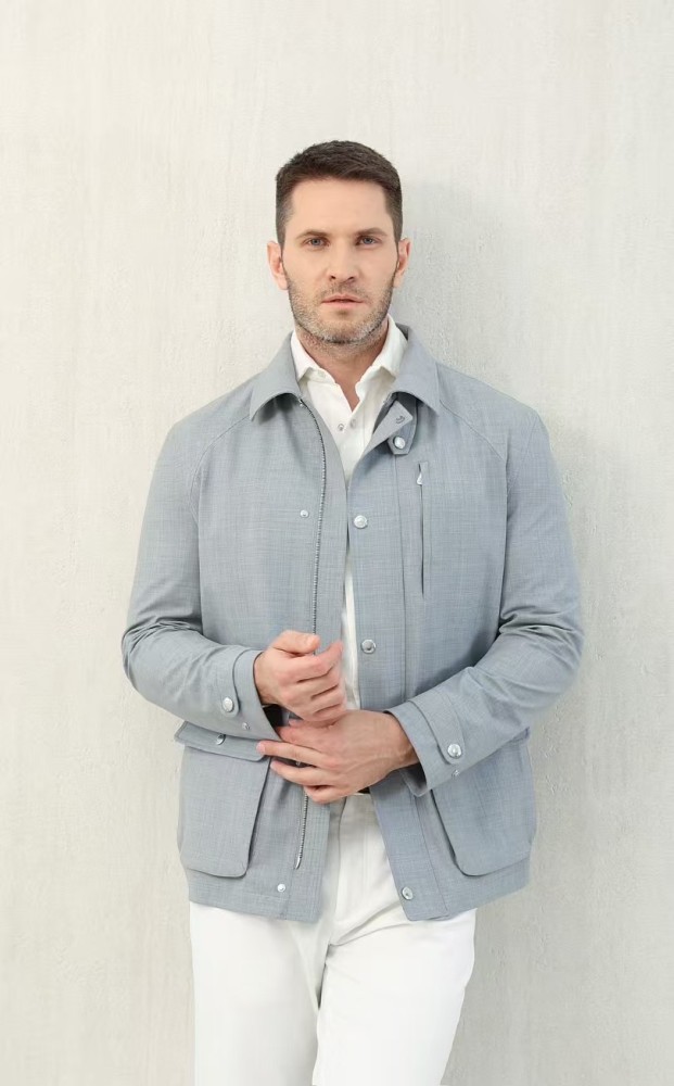 NIGO Brunello Cucinelli Men's Spring And Summer Fashion Shoulder Insert Sleeve Military Jacket Light And Comfortable Temperament Jacket Coat Ngvp #nigo9961