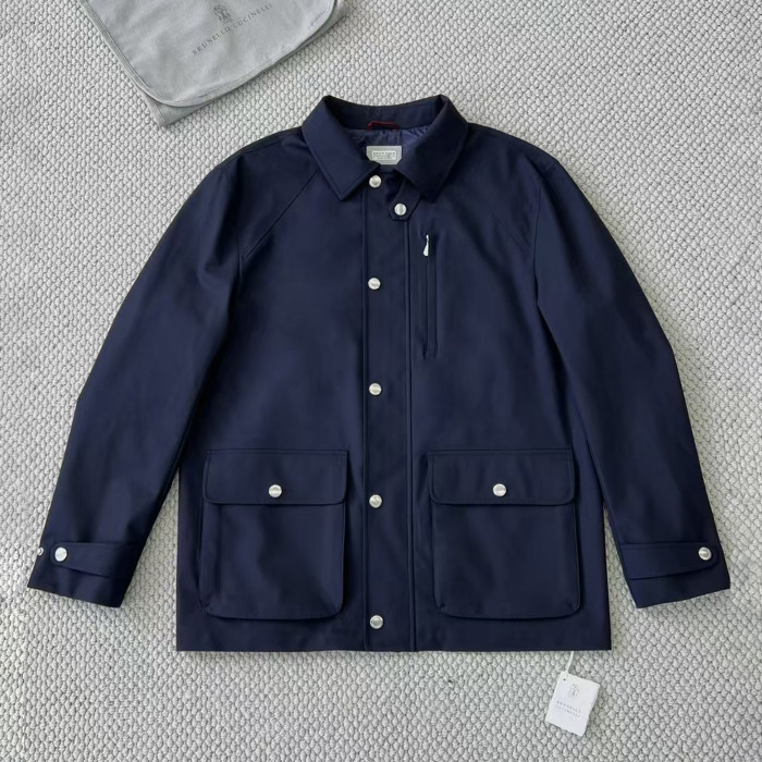 NIGO Brunello Cucinelli Men's Spring And Summer Fashion Shoulder Insert Sleeve Military Jacket Light And Comfortable Temperament Jacket Coat Ngvp #nigo9961