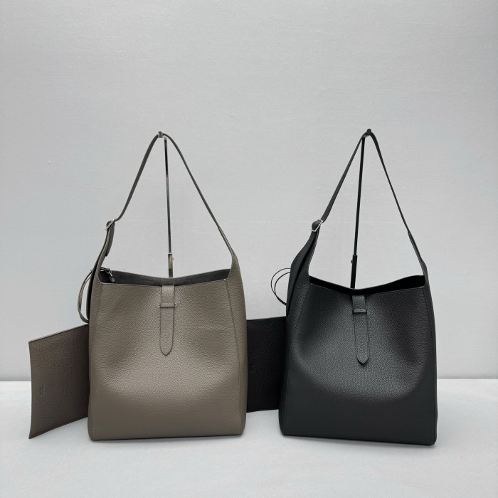 NIGO THE ROW Women‘s Fashion Solid Color Tote Leather Bucket Bag Bags Casual Handbag #nigo75348