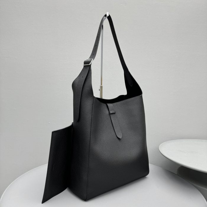 NIGO THE ROW Women‘s Fashion Solid Color Tote Leather Bucket Bag Bags Casual Handbag #nigo75348