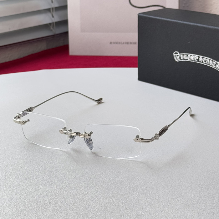 NIGO Chrome Hearts Men's Women's Solid Color Mirror Arm Carved Decoration Casual Fashion Square Glasses #nigo75355