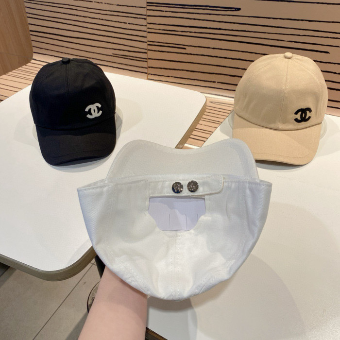 NIGO Chanel Men's and Women's Solid Color Embroidered Logo Cotton Duck Hat Cap #nigo75368