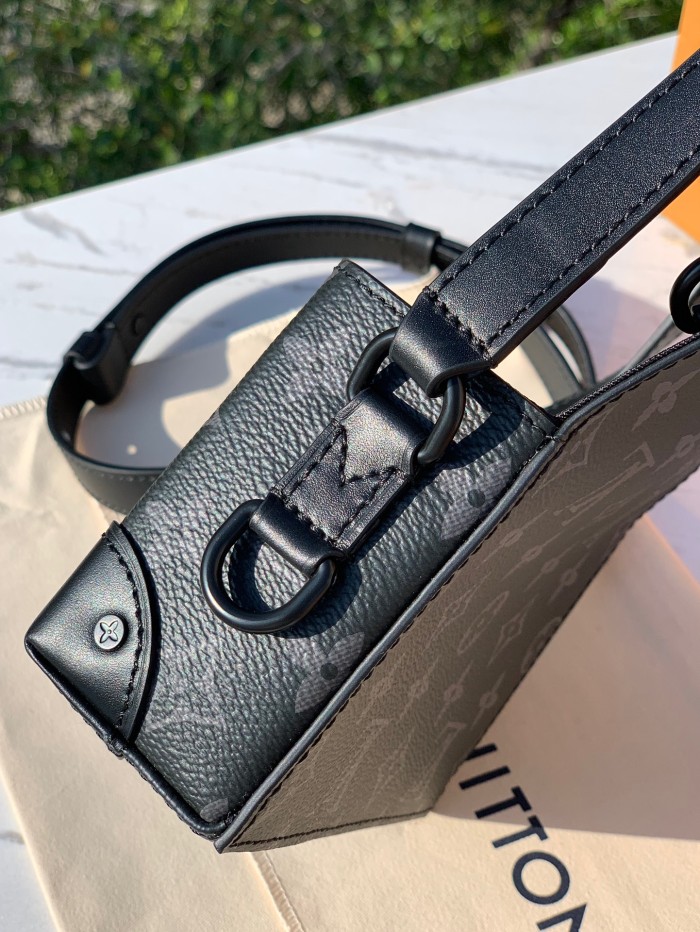 NIGO Louis Vuitton Steamer Men's Solid Color Classic Letter Printed Buckle Adjustable Shoulder Strap Coated Canvas with Cowhide Trim Shoulder Crossbody Bag Bags #nigo75369
