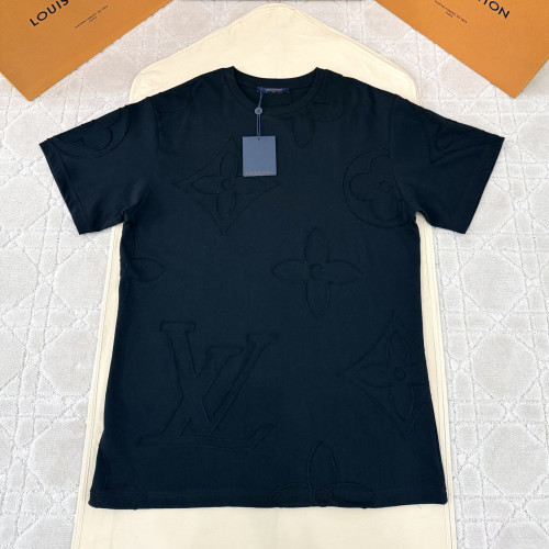 NIGO Louis Vuitton Men's Summer Embroidery Pattern Printed Solid Color Round Neck Cotton Short Sleeve T-Shirt #nigo75389