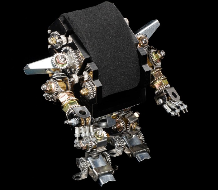 NIGO Rolex Men's Automatic Movement Modified Punk Robot Black Strap Mechanical Watch #nigo75378