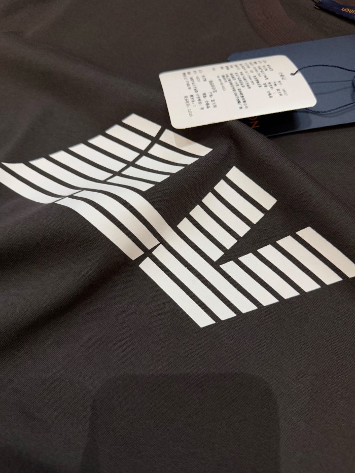 NIGO Louis Vuitton Men's Summer Solid Color Graphic Printed Round Neck Cotton Short Sleeve T-Shirt #nigo75382