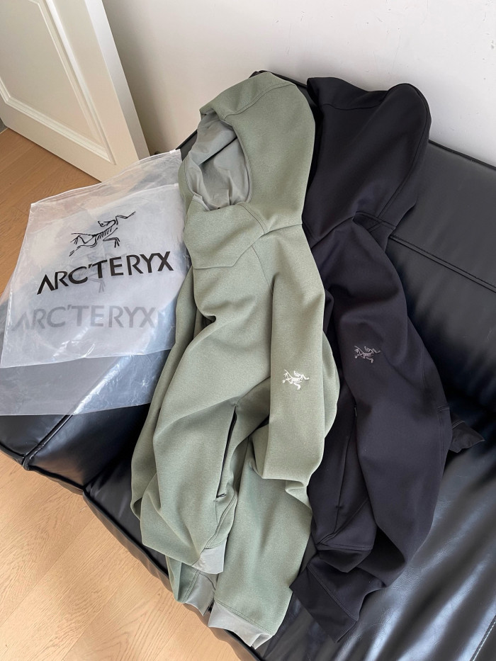 NIGO Arcteryx Men's Spring And Fall Comfortable Breathable Warm Fleece Hooded Long Sleeved Sweater #nigo75418