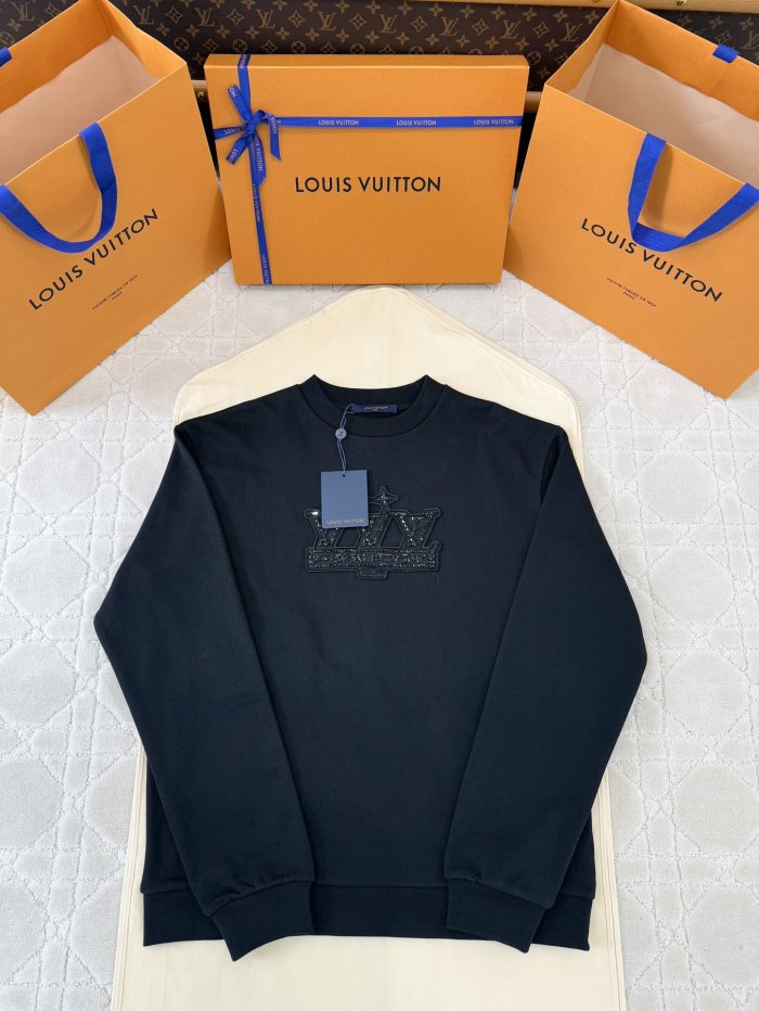 NIGO Louis Vuitton Men's Spring and Autumn Fixed Embroidery Printed Round Neck Cotton Long Sleeve Sweatshirt #nigo75428
