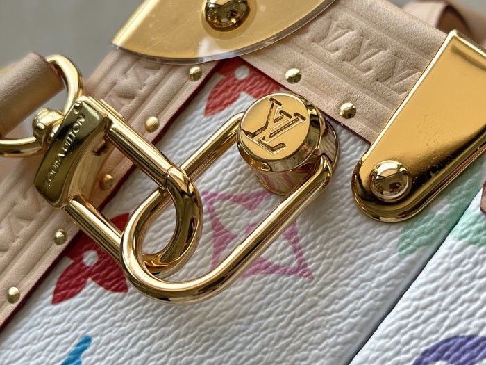 NIGO Louis Vuitton LV x TM Petite Valise Women's Detachable Adjustable Shoulder Strap Colorful Letter Printed Coated Canvas Single Shoulder Slanting Handbag Bag Bags #nigo75435