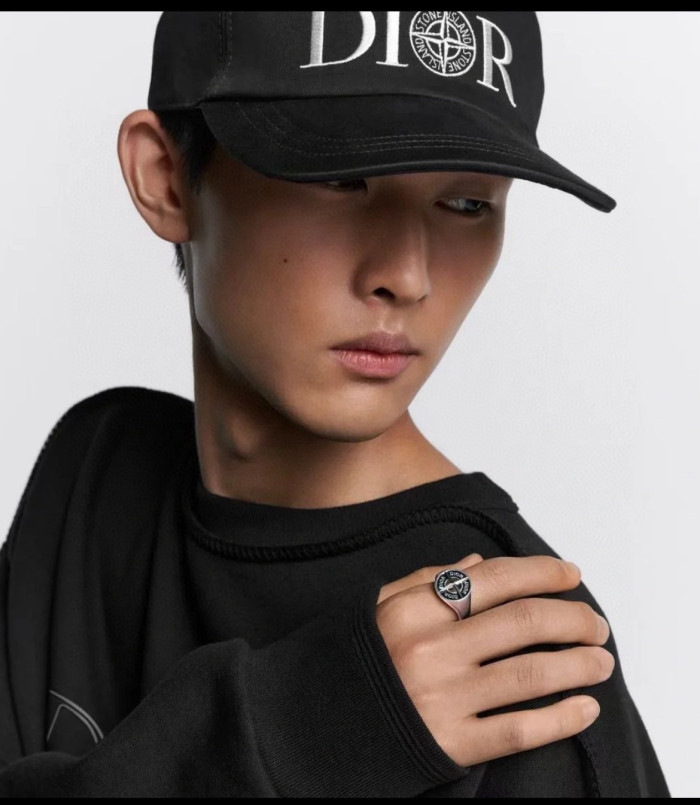NIGO Dior Men's Solid Color Embroidered Monogrammed Duck Cap Hat #nigo75445