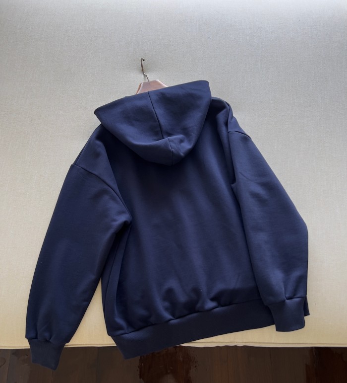 NIGO Dior Men's Spring and Autumn Solid Color Logo Letter Printed Hooded Loose Long Sleeve Sweatshirt #nigo75443