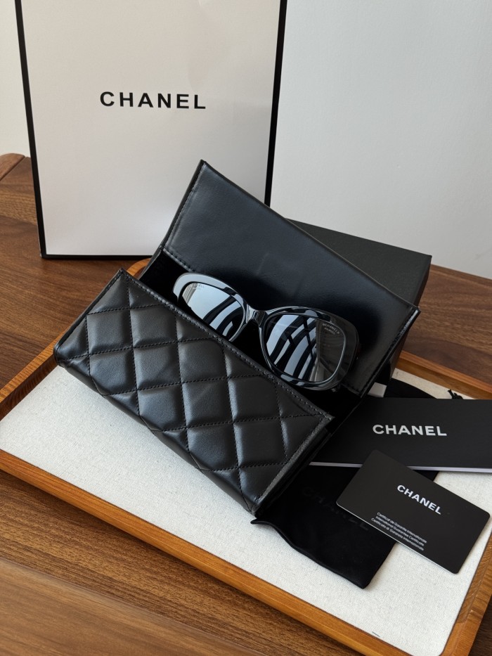 NIGO Chanel Men's And Women's Solid Color Simple Fashion Oval Sunglasses Glasses #nigo75468