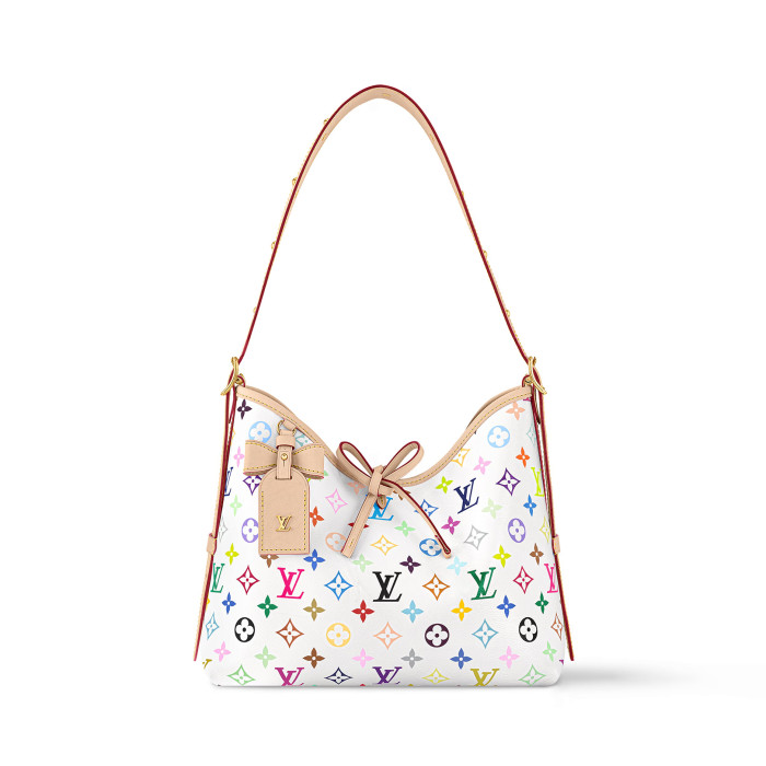 NIGO Louis Vuitton LV x TM CARRYALL Women's Detachable Adjustable Shoulder Strap Colorful Logo Printed Coated Canvas Tote Shoulder Bag Bags #nigo75465