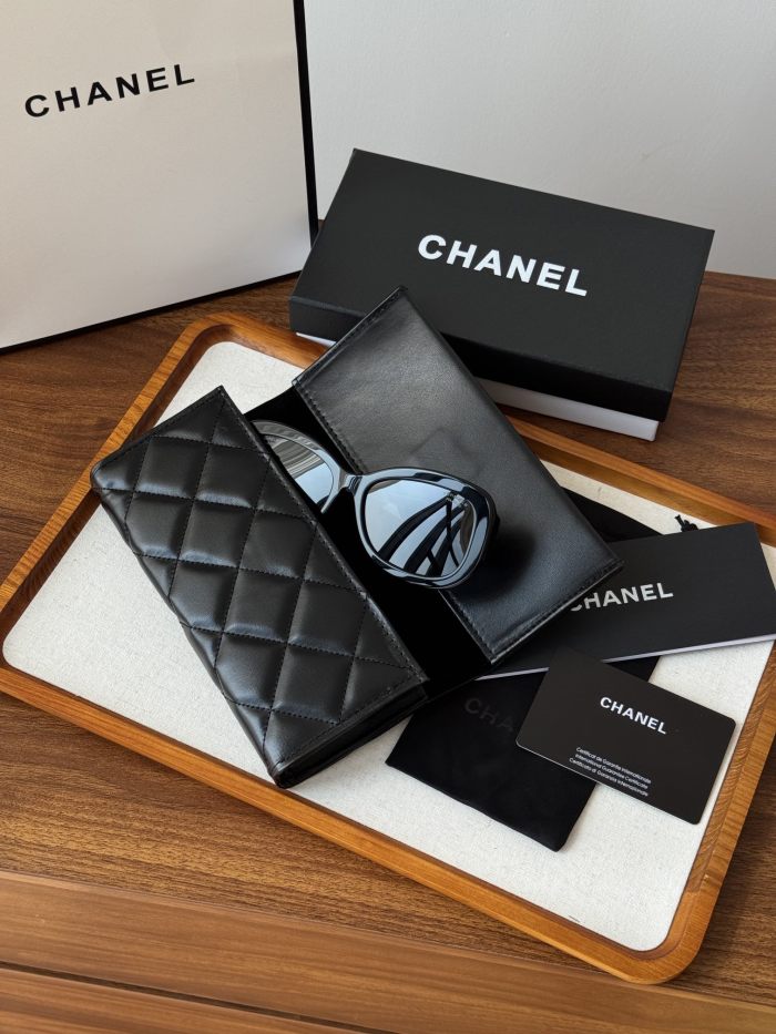 NIGO Chanel Men's And Women's Solid Color Simple Fashion Oval Sunglasses Glasses #nigo75468