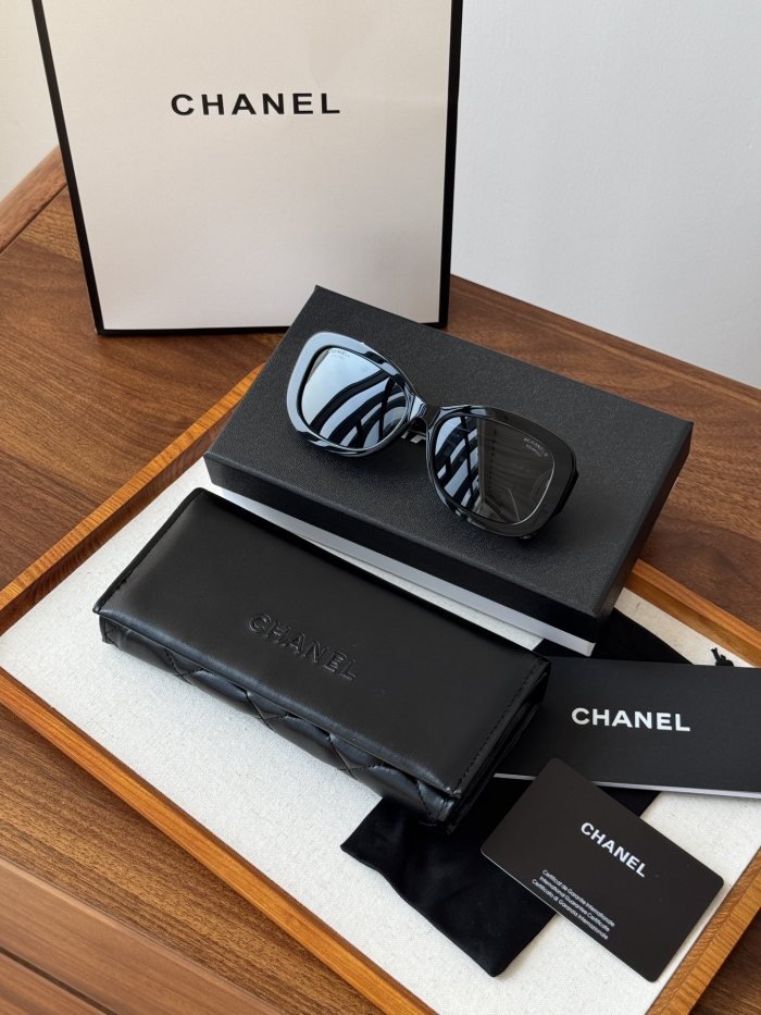 NIGO Chanel Men's And Women's Solid Color Simple Fashion Oval Sunglasses Glasses #nigo75468