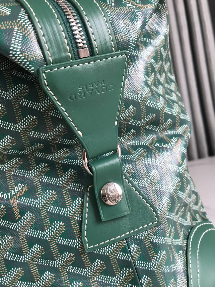 NIGO GOYARD Men's And Women's Old Flower Full Print Canvas Collocation Cowhide Shoulder Cross Handbag Travel Bag Bags #nigo75471