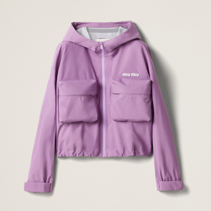 NIGO MiuMiu Women's Spring and Autumn Logo Letter Printed Solid Color Hooded Long Sleeve Zipper Jacket #nigo75469