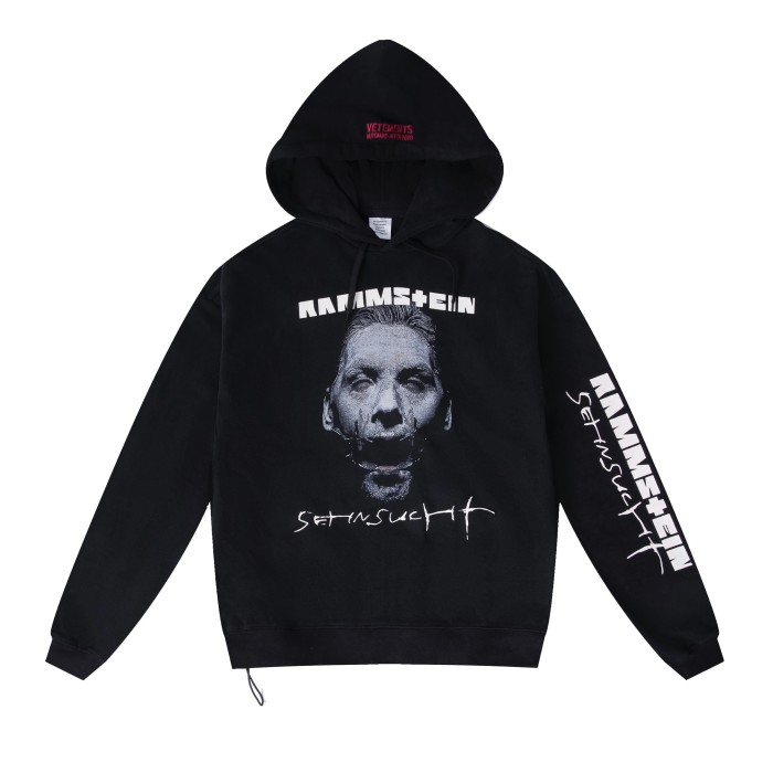 NIGO Vetements Men's Women's Spring And Autumn Punk Style Printed Loose Solid Color Hooded Sweatshirt Ngvp #nigo303358