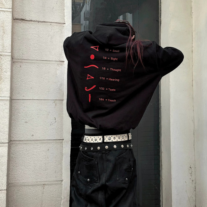 NIGO Vetements Men's Women's Spring And Autumn Dark Style Eyewear Printed Design Sense Trendy Trendy Single Cool Handsome Black Hoodie Peplum Pullover Sweatshirt Ngvp #nigo1128