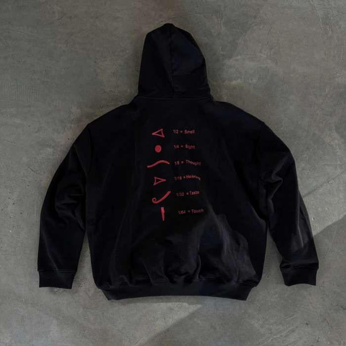 NIGO Vetements Men's Women's Spring And Autumn Dark Style Eyewear Printed Design Sense Trendy Trendy Single Cool Handsome Black Hoodie Peplum Pullover Sweatshirt Ngvp #nigo1128