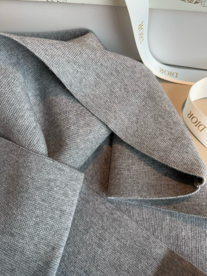 NIGO Dior Men's Spring and Autumn Solid Color Round Neck Cotton Wool Long Sleeve Sweater #nigo75515