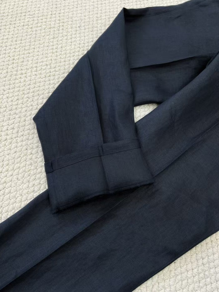NIGO Ermenegildo Zegna Men's Spring And Summer Solid Color Casual Comfortable Elastic Waist Trousers Pants #nigo75522