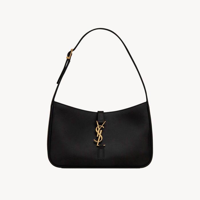 NIGO SAINT LAURENT LE 5 À 7 Women's Adjustable Shoulder Strap Solid Color Smooth Leather Shoulder Handbag Bag Bags #nigo75551