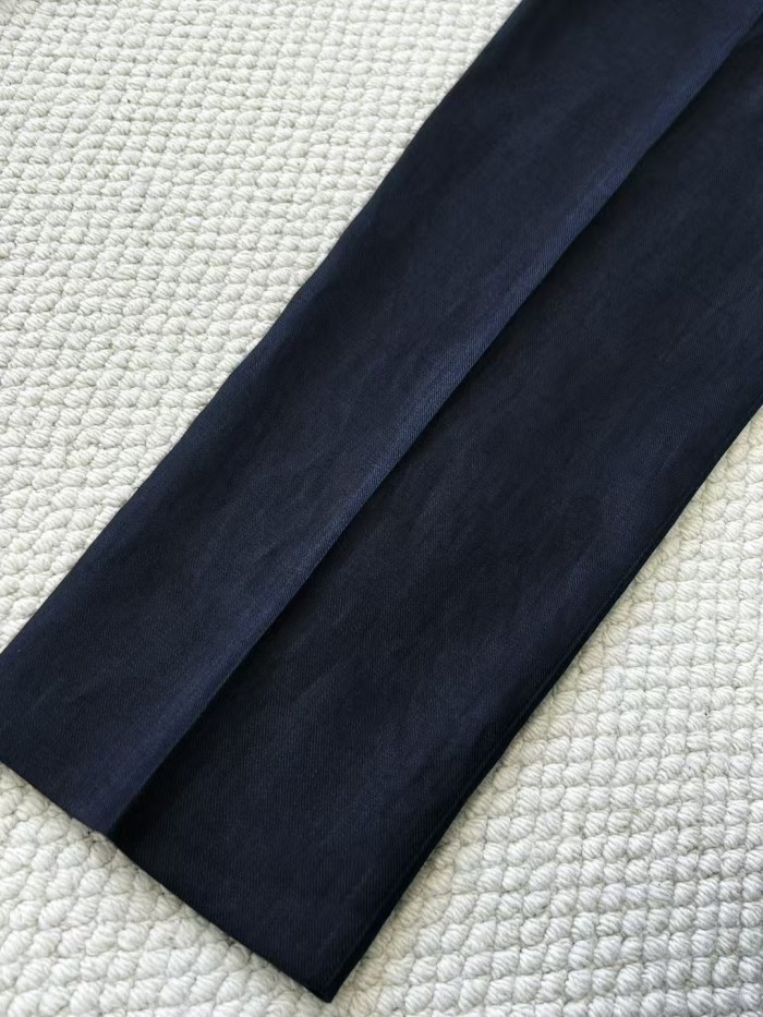 NIGO Ermenegildo Zegna Men's Spring And Summer Solid Color Casual Comfortable Elastic Waist Trousers Pants #nigo75522