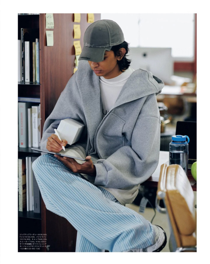 NIGO Balenciaga Men's Women's Striped Solid Color Elastic Waist Drawstring Loose Straight Spring & Autumn Casual Pants Ngvp #nigo1167