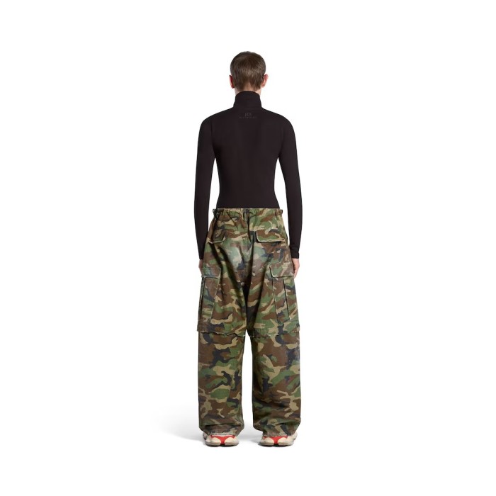 NIGO Balenciaga Men's Spring And Autumn Retro Old Camouflage Work Pants Detachable Baggy Jeans High Street Fashion Straight Casual Pants Ngvp #nigo1183