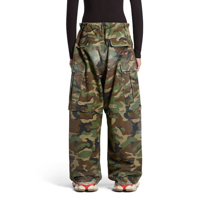 NIGO Balenciaga Men's Spring And Autumn Retro Old Camouflage Work Pants Detachable Baggy Jeans High Street Fashion Straight Casual Pants Ngvp #nigo1183