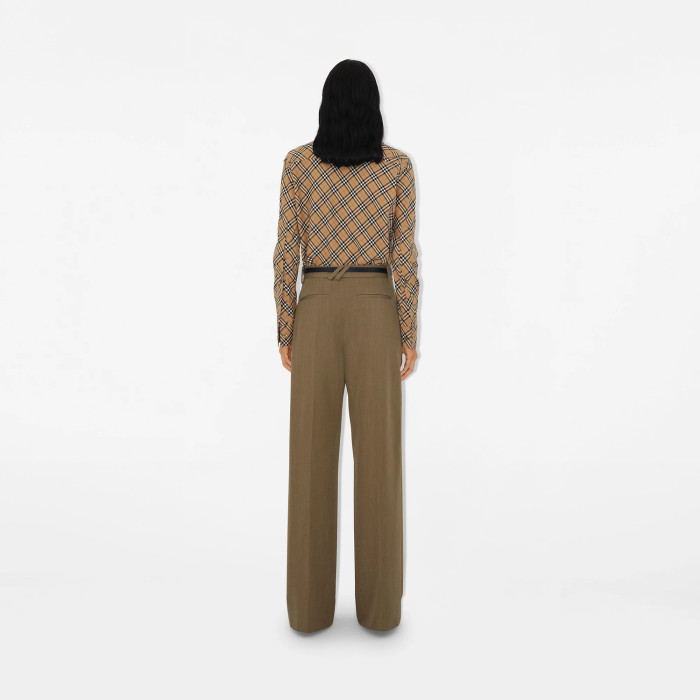 NIGO Burberry Women's Checkered Cotton Single-Breasted Spring And Fall Casual Long-Sleeved Shirt #nigo71973