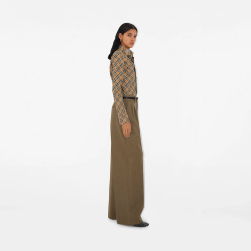 NIGO Burberry Women's Checkered Cotton Single-Breasted Spring And Fall Casual Long-Sleeved Shirt #nigo71973