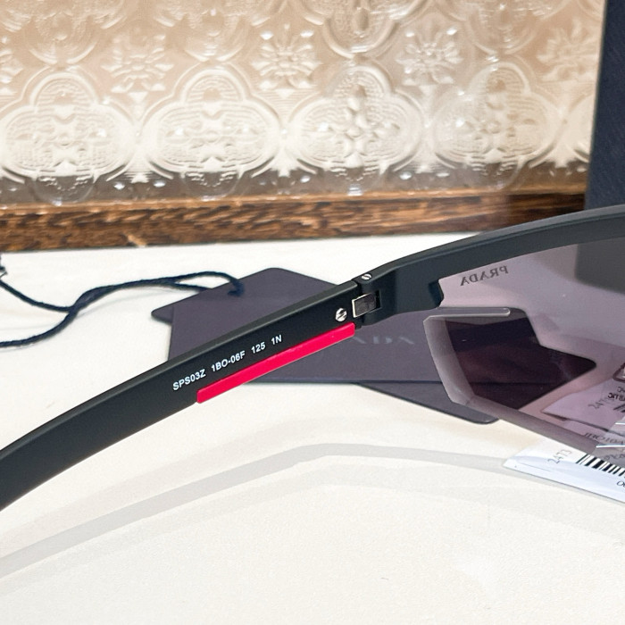 NIGO Prada Men's and Women's Lens Logo Nylon Irregular Shape Sunglasses Eyeglasses Glasses #nigo75574