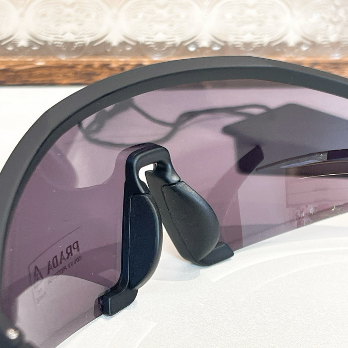 NIGO Prada Men's and Women's Lens Logo Nylon Irregular Shape Sunglasses Eyeglasses Glasses #nigo75574