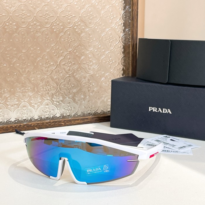 NIGO Prada Men's and Women's Lens Logo Nylon Irregular Shape Sunglasses Eyeglasses Glasses #nigo75574