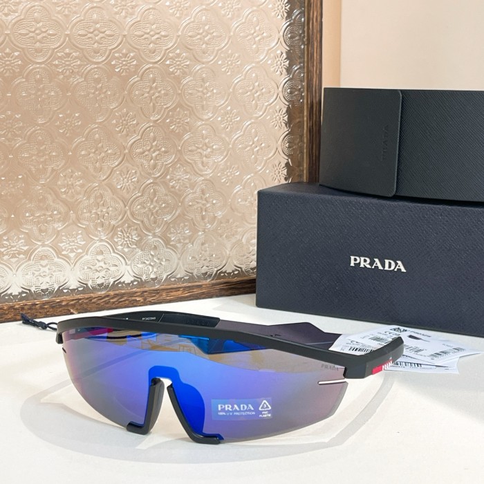 NIGO Prada Men's and Women's Lens Logo Nylon Irregular Shape Sunglasses Eyeglasses Glasses #nigo75574