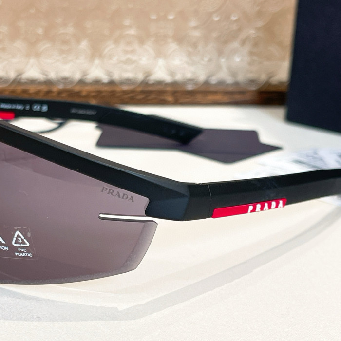 NIGO Prada Men's and Women's Lens Logo Nylon Irregular Shape Sunglasses Eyeglasses Glasses #nigo75574