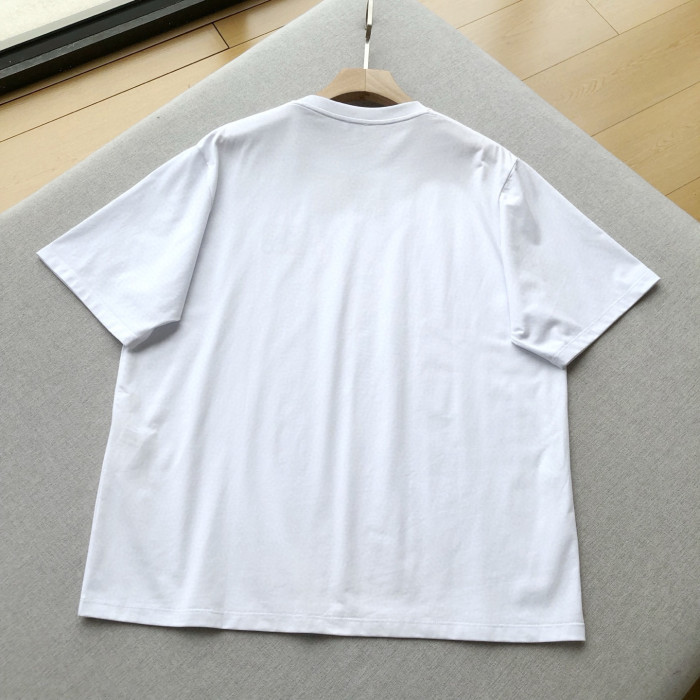 NIGO Loewe Men's Summer Embroidered Logo Pattern Round Neck Solid Color Cotton Short Sleeve T-Shirt #nigo75589