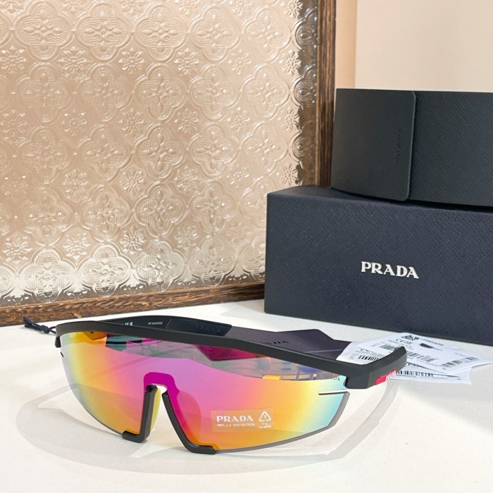 NIGO Prada Men's and Women's Lens Logo Nylon Irregular Shape Sunglasses Eyeglasses Glasses #nigo75574